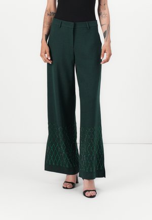Pinko LOTTO PANTALONE - Pantaloni - verde oltremare