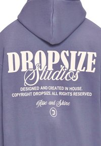 Dropsize OVERSIZE  STUDIOS  - Sweat à capuche - blue granite