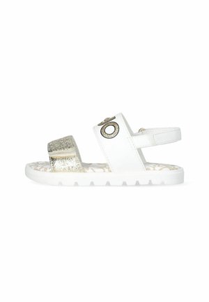 WITH -LOGO - Sandalen - white