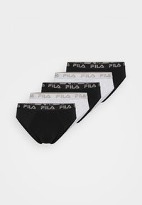 Set de lenjerie intimă pentru bărbați Fila, disponibil în culorile negru și gri. Dispune de benzi elastice la talie cu logo-ul Fila. Fabricat dintr-un material moale, modelat pentru confort și potrivire.
