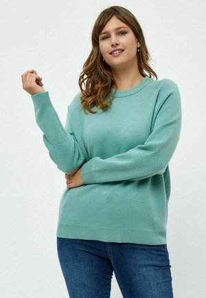 MOCK NECK LONG SLEEVE  - Strickpullover - mint green