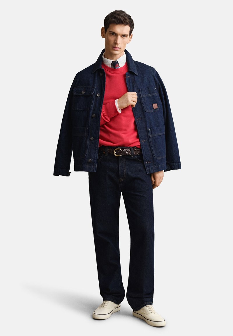 GANT REG SHIELD C NECK - Mikina - rose red