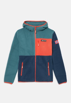 KIDS AURLANDSFJORD UNISEX - Veste polaire - stormy blue/mystic blue/flame orange