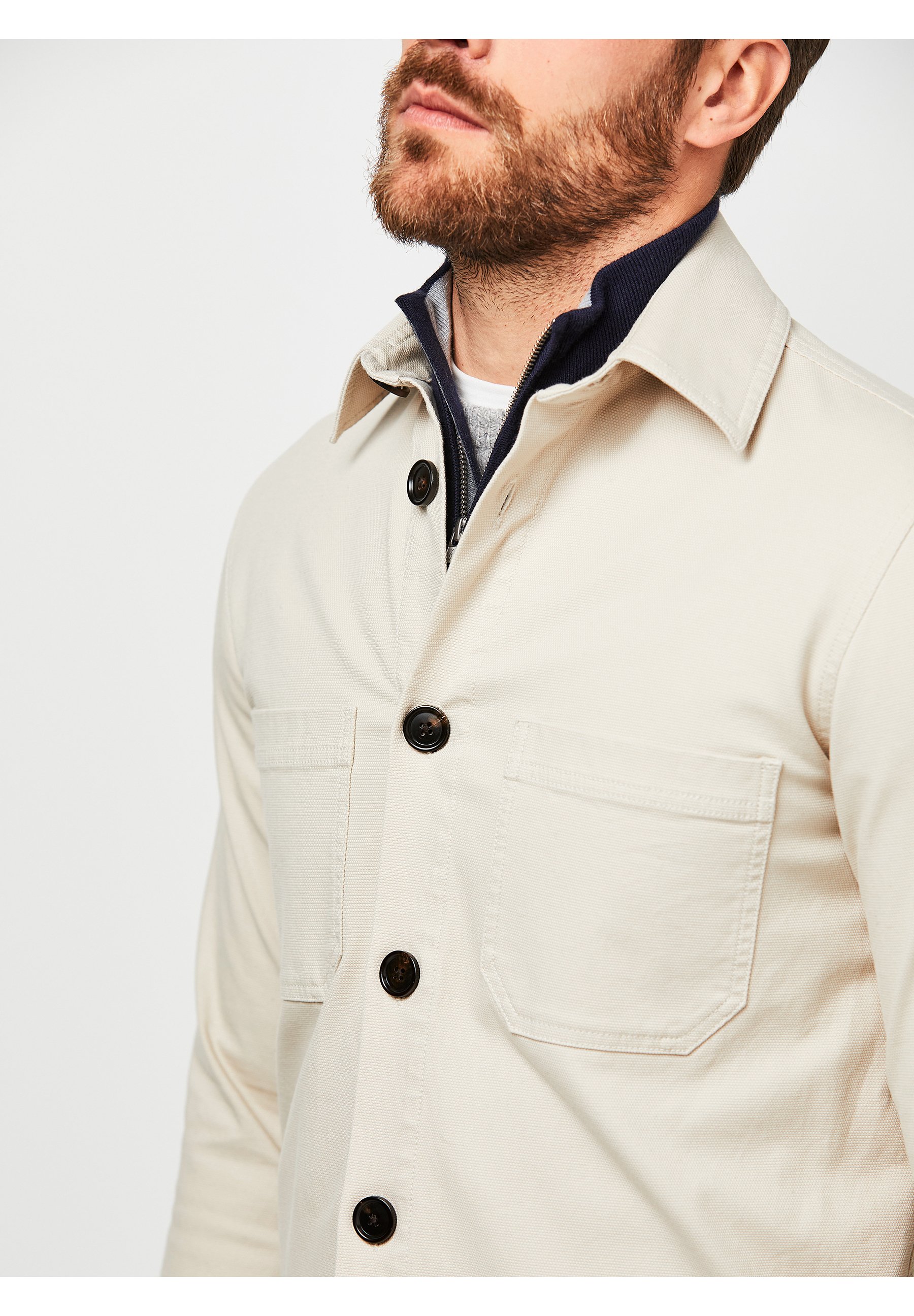 PROFUOMO Shirt - off white/white - Zalando.de