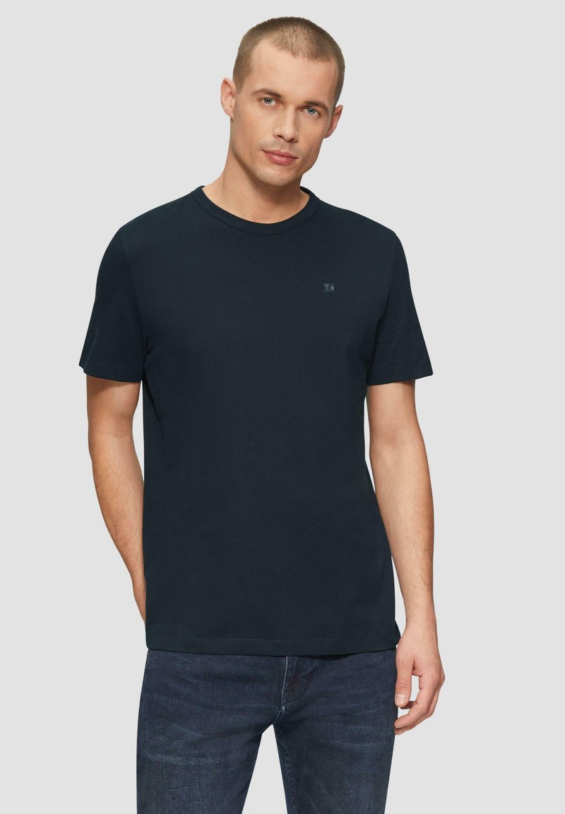 s.Oliver LOGO-DETAIL - T-Shirt basic - navy
