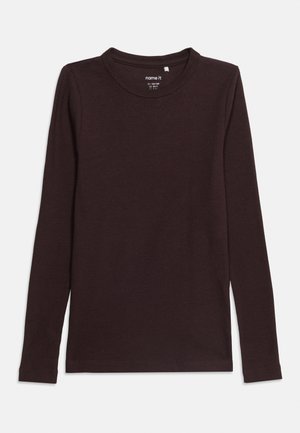 Name it, NKFNAKAL - Longsleeve - chocolate plum