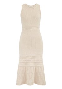 hessnatur Strickkleid - natur