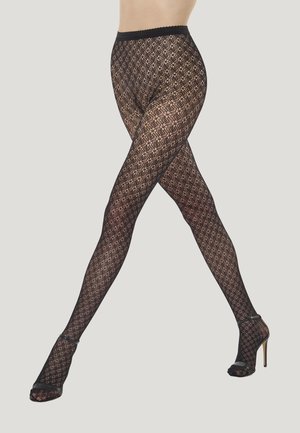 BLOSSOM NET  - Collants - black