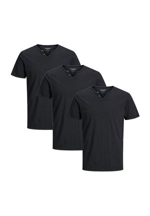 3ER PACK SPLIT - T-shirts basic - schwarz