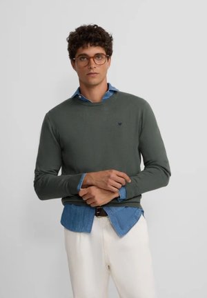 CLASSIC CUELLO REDONDO - Sudadera - verde