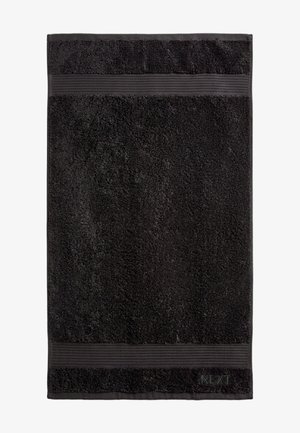 Next, WOVEN BORDER - Handtuch - black