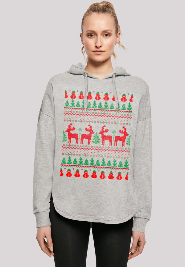 CHRISTMAS REINDEERS WEIHNACHTEN MUSTER - Kapuzenpullover