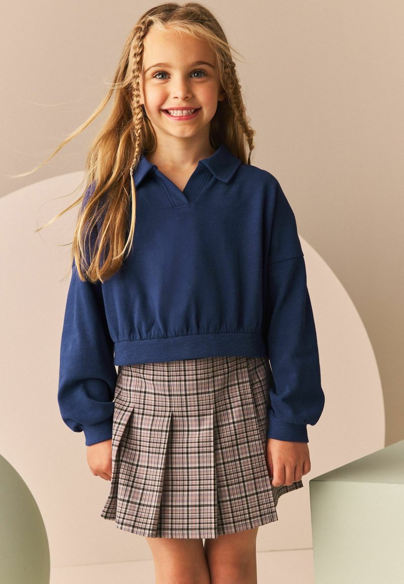 Next REGULAR FIT - Top dugih rukava - blue