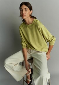 Next SEAM DETAIL - Hosszú ujjú felső - olive green