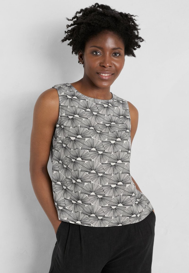 Seasalt Cornwall Top/czarny Zalando.pl