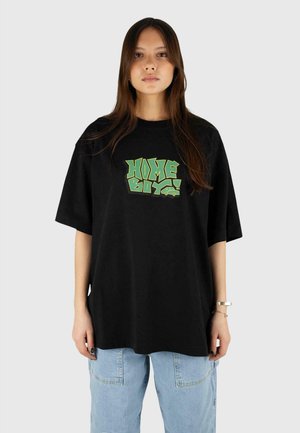 Homeboy T-shirts med print - black