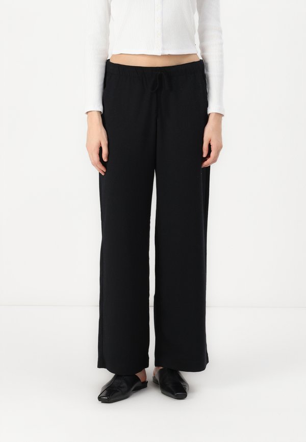 Adjustable-Rise Pull-On Wide-Leg Pants - Trousers