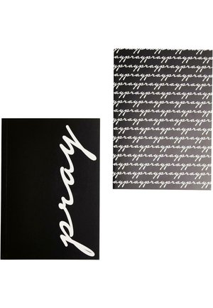 Mister Tee PRAY EXERCISES BOOK 2-ER-PACK - Muu aksessuaar - black white