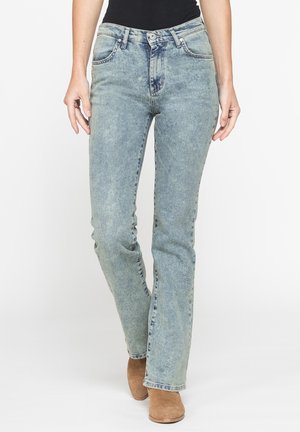 Carrera Jeans, MOD. 753 FLARE FIT STRETCH - Jeans a zampa - light blue wash super stone wash with treatments