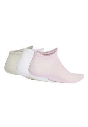 LOW 3PACK - Calcetines tobilleros - white alumina clear pink