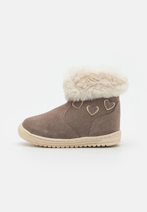 LEATHER - Støvletter - taupe