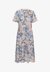 CULOTUS GREECE LONG - Robe de jour - whitecap blue leaf