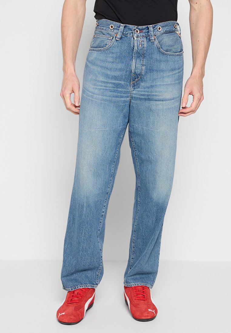 Replay Straight leg jeans blauw