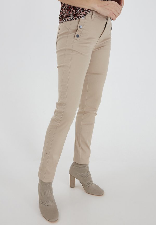 FRLOMAX - Trousers - oxford tan3