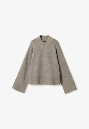 Noella, N-MAIDIE KNIT - Pullover - dark sand melange