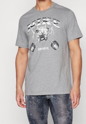 Print T-shirt - grey