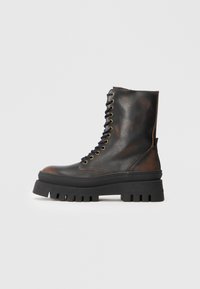 COAST - Botins de atacadores - brown