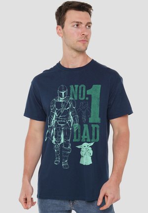 MANDO NO DAD - Print T-shirt - dark blue