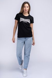 Lonsdale CARTMEL - Triko s potiskem - black