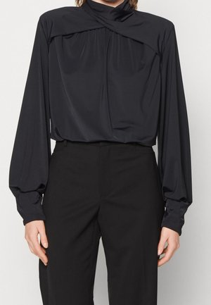 Gestuz, T-shirt à manches longues - black