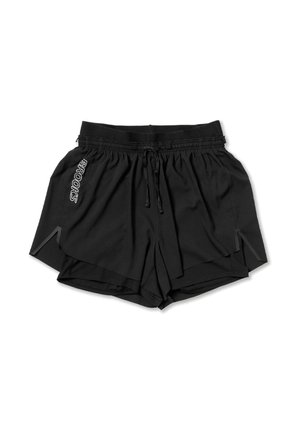 Brooks, CASCADIA 2-IN-1 SHORT - Lühikesed kaks-ühes jooksupüksid - black