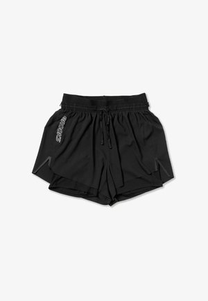 Brooks, CASCADIA 2-IN-1 SHORT - Lühikesed kaks-ühes jooksupüksid - black