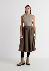 Vero Moda VMTARISA SKIRT - A-line skjørt - capers