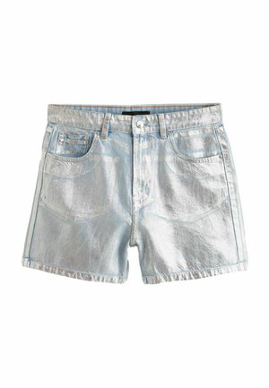 Next REGULAR FIT - Shorts di jeans - silver