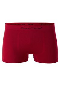 Boxer aderenti rossi realizzati in 92% poliammide e 8% elastan. Caratterizzati da una texture liscia, una cintura elastica e un design con tasca anteriore.