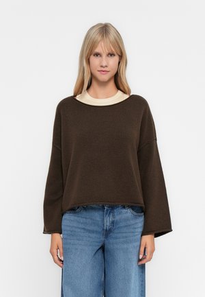 JDYRUE LIFE BOAT NECK PULL - Πουλόβερ - anthracite