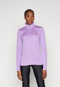 Under Armour - TECH 1/2 ZIP TWIST - Maglietta a manica lunga - provence purple/ace Immagine in miniatura 1