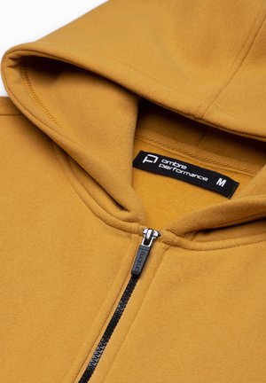 Ombre WITH PRINTS  - Sweater met rits - mustard