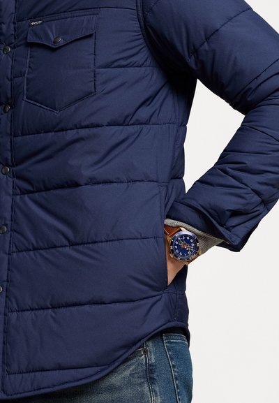 Polo Ralph Lauren QUILTED OVERSHIRT - Overgangsjakke - newport navy