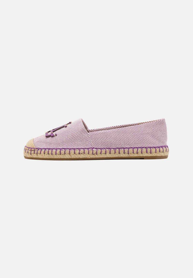 Lauren Ralph Lauren CAMERYN III CANVAS & LEATHER ESPADRILLE - Alpercatas - purple jasper