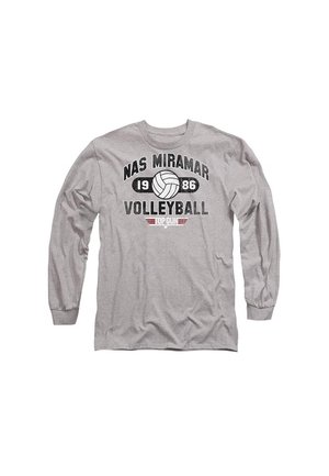 Langarmshirt - mottled light grey