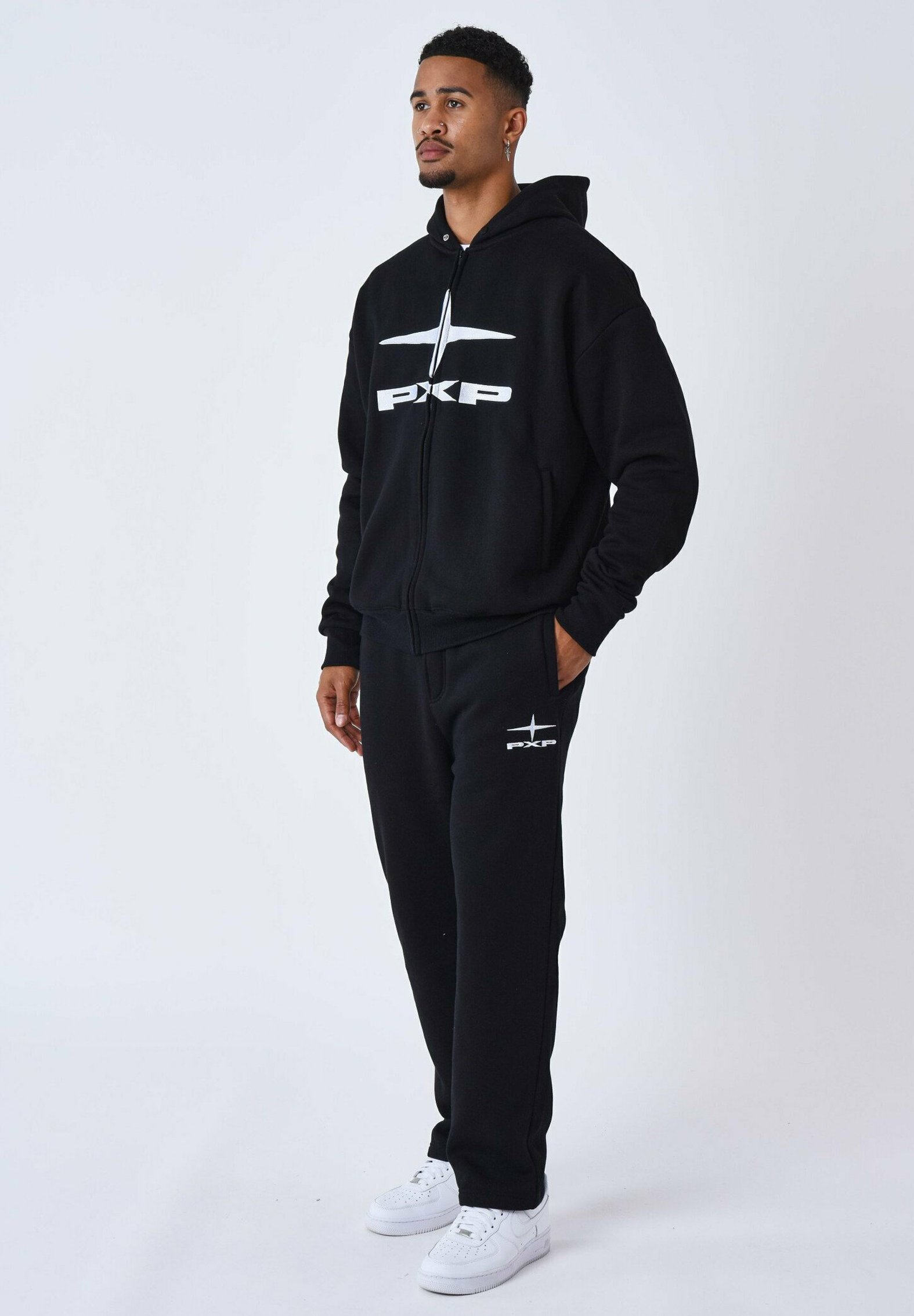 Project X Paris POLARIS - Zip-up sweatshirt - noir/black - Zalando