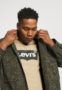 Levi's® HOUSEMARK GRAPHIC TEE - T-shirt estampada - beige/sand