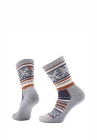 Smartwool EVERYDAY FAIR ISLE CREW - Sports socks - light gray