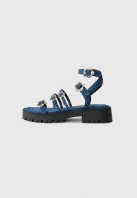 THE KIKI GLADIATOR - Sandály na platformě - vintage indigo