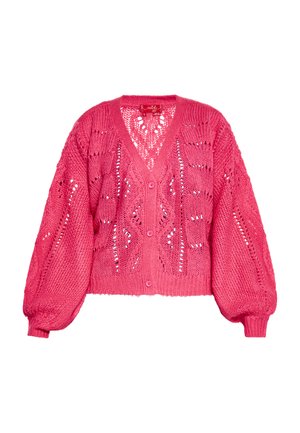 CO-BRANDED WITH SWIRLY - Strickjacke - pink